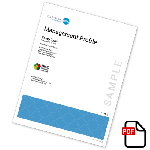 Everything DiSC Management Profile Cover