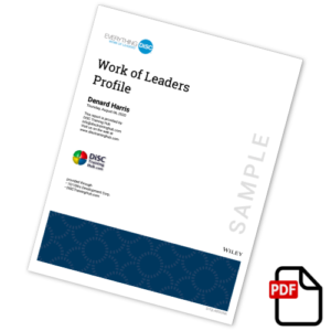 Everything DiSC Work of Leaders Profile Cover
