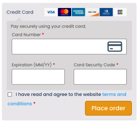 Pay by Credit Card image