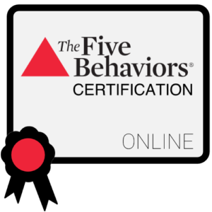 five behaviors certification online