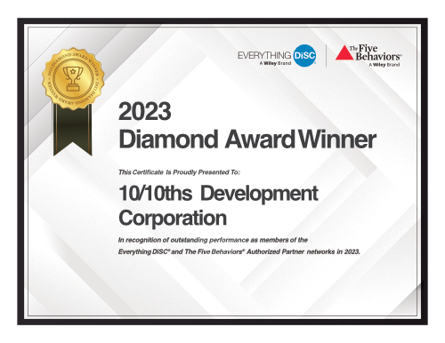 10/10ths Development Award Winners 2023